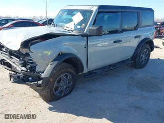 2024 Ford Bronco Big Bend with VIN 1FMDE7BH9RLB43731, listed as a IAAI auction lot 41653720 with 1,812 mi miles. Bid and sale history available at carsss.com. Image 2.