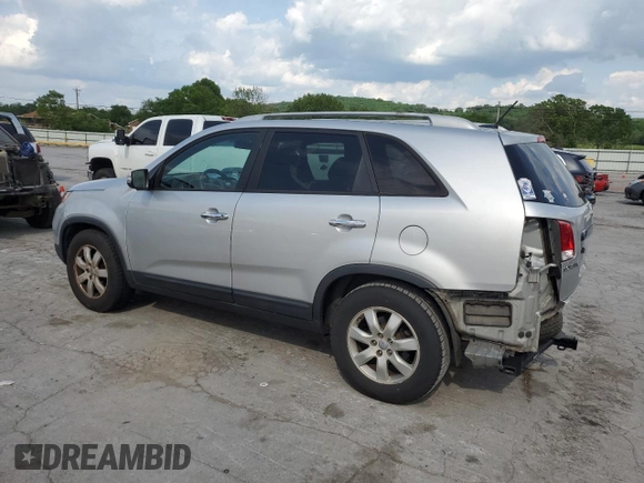 2013 Kia Sorento LX with VIN 5XYKT4A29DG370970, listed as a Copart auction lot 55015255 with 212,424 mi miles and Clean title. Bid and sale history available at DreamBid. Image 2.