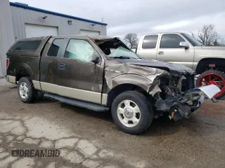 2009 Ford F-150 STX with VIN 1FTRX12889KB13885, listed as a Copart auction lot 45527405 with 141,913 mi miles and Non Repairable. Bid and sale history available at carsss.com. Image 4.