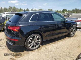 2018 Audi SQ5 with VIN WA1C4BFY6J2151547, listed as a Copart auction lot 58125934 with 69,505 mi miles and Salvage Title. Bid and sale history available at DreamBid. Image 3.