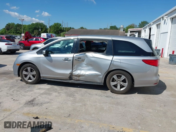 2019 Honda Odyssey EX-L with VIN 5FNRL6H74KB011915, listed as a IAAI auction lot 41898504 with 80,466 mi miles. Bid and sale history available at carsss.com. Image 14.