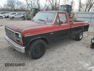 1985 Ford F-150 "S" with VIN 1FTDF15Y2FPA36888, listed as a Copart auction lot 87672205 with 90,046 mi miles and Clean Title. Bid and sale history available at carsss.com. Image 1.
