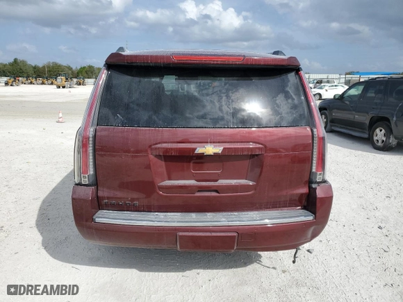 2016 Chevrolet Tahoe LTZ with VIN 1GNSKCKC4GR190538, listed as a Copart auction lot 47345745 with 136,784 mi miles and Salvage Title. Bid and sale history available at carsss.com. Image 6.