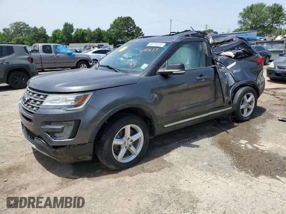 2017 Ford Explorer XLT z VIN 1FM5K8DH8HGA21577, wystawiony jako Copart lot #56298555 z przebiegiem 104 874 mil mil oraz Szkoda całkowita • Salvage title. Historia ofert i sprzedaży dostępna na DreamBid. Obrazek 1.
