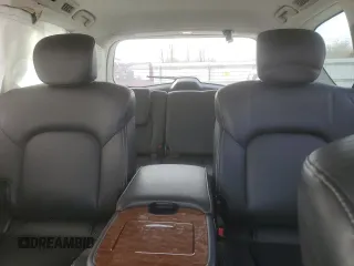 2018 Infiniti QX80 with VIN JN8AZ2NE0J9192824, listed as a Copart auction lot 43952445 with 122,085 mi miles and Salvage title. Bid and sale history available at DreamBid. Image 10.