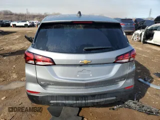 2024 Chevrolet Equinox LT with VIN 3GNAXUEG2RL247363, listed as a Copart auction lot 48898345 with 16,244 mi miles and Salvage Title. Bid and sale history available at DreamBid. Image 6.