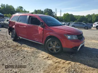 2017 Dodge Journey Crossroad Plus with VIN 3C4PDCGB7HT545025, listed as a Copart auction lot 55973435 with 133,766 mi miles and Salvage title. Bid and sale history available at DreamBid. Image 4.