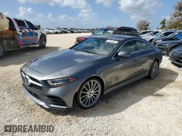 2019 Mercedes-Benz CLS with VIN WDD2J5JB7KA041330, listed as a Copart auction lot 74390634 with 0 mi miles and Non Repairable. Bid and sale history available at carsss.com. Image 1.