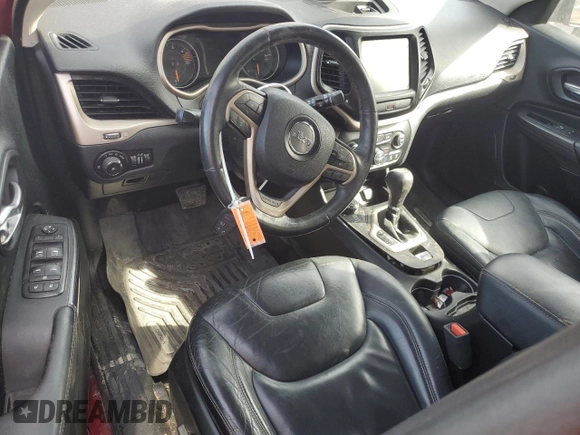 2017 Jeep Cherokee Limited with VIN 1C4PJMDB5HW520136, listed as a Copart auction lot 46643605 with 153,997 mi miles and Salvage Title. Bid and sale history available at carsss.com. Image 8.