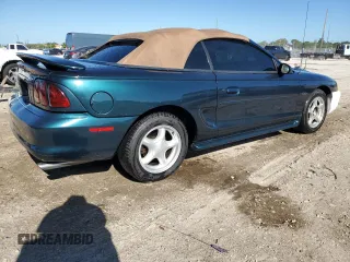1996 Ford Mustang GT with VIN 1FALP45X1TF161258, listed as a Copart auction lot 49719705 with 219,897 mi miles and Clean Title. Bid and sale history available at carsss.com. Image 3.