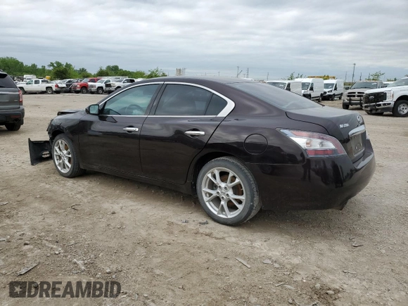 2012 Nissan Maxima SV z VIN 1N4AA5AP8CC800600, wystawiony jako Copart lot #55116325 z przebiegiem 158 035 mil mil oraz Szkoda całkowita • Salvage title. Historia ofert i sprzedaży dostępna na DreamBid. Obrazek 2.