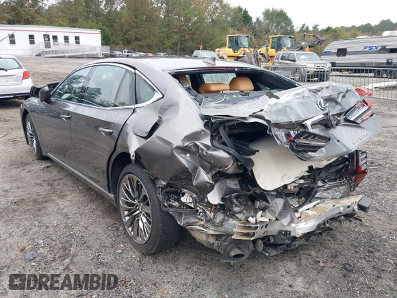 2021 Lexus LS with VIN JTHD51FF7M5013906, listed as a IAAI auction lot 40798850 with 16,535 mi miles. Bid and sale history available at carsss.com. Image 6.