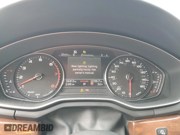 2022 Audi A5 Sportback Premium with VIN WAUABCF5XNA032343, listed as a Copart auction lot 76373244 with 32,412 mi miles and Salvage Title. Bid and sale history available at carsss.com. Image 9.