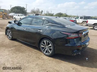 2021 Nissan Maxima SV with VIN 1N4AA6CV0MC514758, listed as a IAAI auction lot 41493970 with 58,180 mi miles. Bid and sale history available at carsss.com. Image 3.
