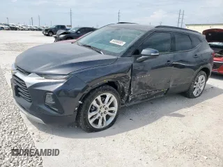 2021 Chevrolet Blazer LT z VIN 3GNKBJR45MS520568, wystawiony jako Copart lot #50696095 z przebiegiem 43 676 mil mil oraz Szkoda całkowita • Salvage title. Historia ofert i sprzedaży dostępna na DreamBid. Obrazek 1.