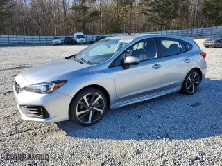 2022 Subaru Impreza Sport with VIN 4S3GTAM64N3712396, listed as a Copart auction lot 88758185 with 25,970 mi miles and Salvage Title. Bid and sale history available at carsss.com. Image 1.