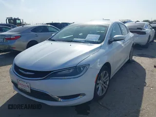 2016 Chrysler 200 Limited with VIN 1C3CCCAB1GN126326, listed as a IAAI auction lot 41747701 with 133,654 mi miles. Bid and sale history available at carsss.com. Image 2.