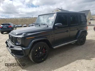 2024 Mercedes-Benz G 63 AMG with VIN W1NYC7HJ0RX504884, listed as a Copart auction lot 50609385 with 3,591 mi miles and Salvage Title. Bid and sale history available at DreamBid. Image 1.