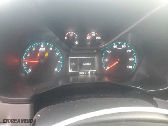 2021 Chevrolet Colorado 2WD Work Truck with VIN 1GCGSBEA4M1191184, listed as a Copart auction lot 83602904 with 39,618 mi miles and Salvage Title. Bid and sale history available at carsss.com. Image 9.