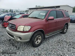 2001 Toyota Sequoia SR5 with VIN 5TDZT34A01S036157, listed as a Copart auction lot 50549555 with 231,759 mi miles and Clean Title. Bid and sale history available at carsss.com. Image 1.