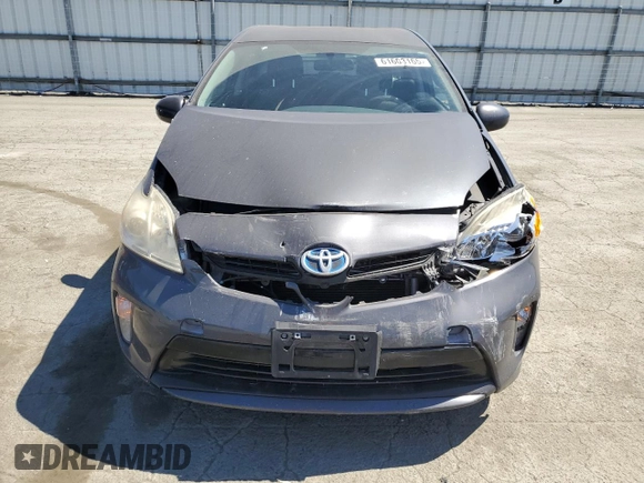 2014 Toyota Prius Four with VIN JTDKN3DUXE1766733, listed as a Copart auction lot 61603165 with 113,390 mi miles and Salvage title. Bid and sale history available at DreamBid. Image 5.