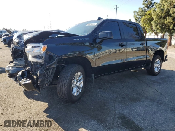 2024 Chevrolet Silverado 1500 RST with VIN 2GCPADED0R1135690, listed as a Copart auction lot 44955675 with 12,150 mi miles and Salvage Title. Bid and sale history available at carsss.com. Image 1.