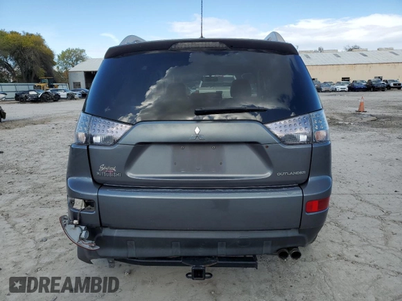 2007 Mitsubishi Outlander XLS with VIN JA4MT41X47Z009537, listed as a Copart auction lot 85265634 with 207,350 mi miles and Salvage Title. Bid and sale history available at carsss.com. Image 6.