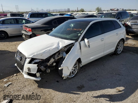 2011 Audi A3 Premium Plus with VIN WAUKEAFM8BA009050, listed as a Copart auction lot 78326054 with 108,614 mi miles and Salvage title. Bid and sale history available at DreamBid. Image 1.