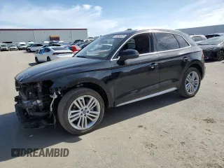 2018 Audi Q5 Premium Plus with VIN WA1BNAFY4J2230296, listed as a Copart auction lot 52996535 with 57,977 mi miles and Salvage Title. Bid and sale history available at carsss.com. Image 1.