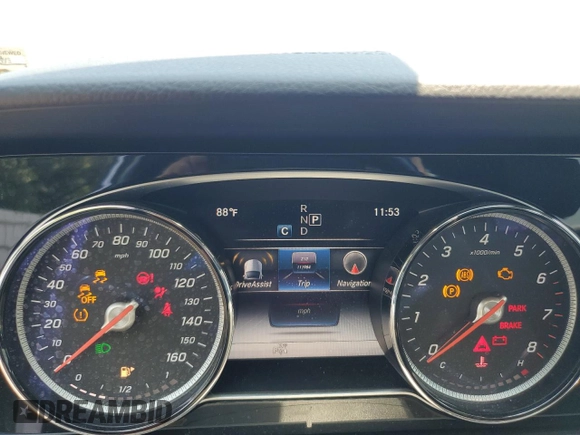 2019 Mercedes-Benz E-Class E 300 with VIN WDDZF4KB8KA532577, listed as a Copart auction lot 63581924 with 111,984 mi miles and Salvage Title. Bid and sale history available at carsss.com. Image 9.