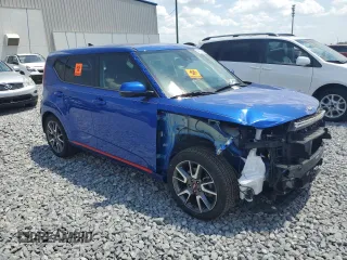 2021 Kia Soul Turbo with VIN KNDJ53AF4M7738682, listed as a Copart auction lot 54546095 with 29,728 mi miles and Salvage Title. Bid and sale history available at DreamBid. Image 4.