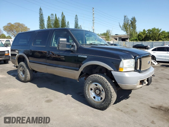 2004 Ford Excursion Eddie Bauer with VIN 1FMSU45P74EA29932, listed as a Copart auction lot 53301295 with 171,263 mi miles and Clean Title. Bid and sale history available at DreamBid. Image 4.