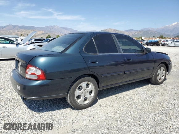 2003 Nissan Sentra XE with VIN 3N1CB51D13L792787, listed as a Copart auction lot 52448385 with 187,810 mi miles and Salvage Title. Bid and sale history available at DreamBid. Image 3.