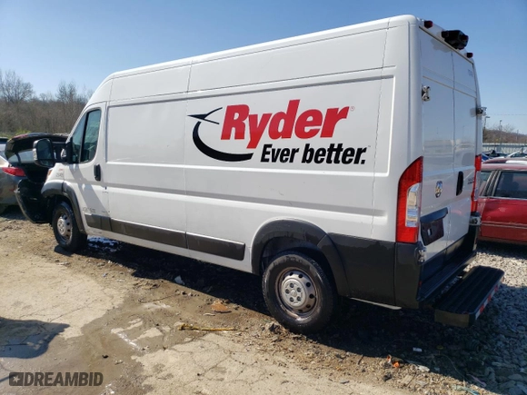 2023 Ram ProMaster Cargo Van with VIN 3C6LRVDGXPE541878, listed as a Copart auction lot 47616104 with 16,267 mi miles and Salvage Title. Bid and sale history available at carsss.com. Image 2.