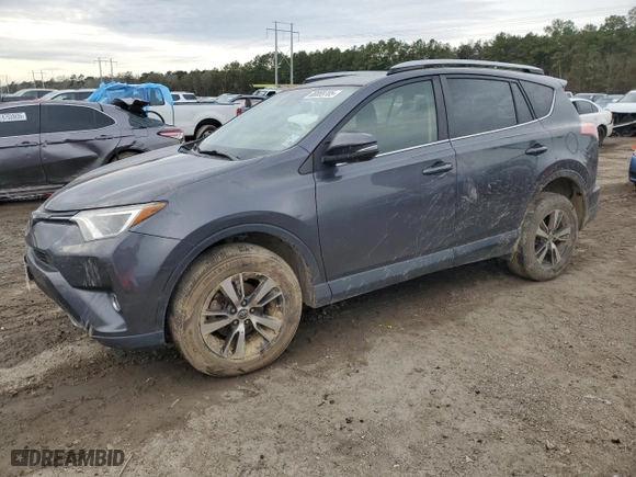 2017 Toyota RAV4 XLE with VIN JTMWFREVXHJ722244, listed as a Copart auction lot 88069705 with 156,360 mi miles and Salvage Title. Bid and sale history available at carsss.com. Image 1.
