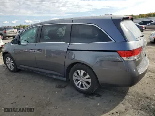2016 Honda Odyssey EX-L with VIN 5FNRL5H68GB038317, listed as a Copart auction lot 76033304 with 113,876 mi miles and Salvage Title. Bid and sale history available at carsss.com. Image 2.