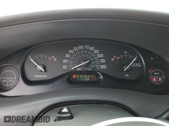 2004 Buick Century Custom with VIN 2G4WS52J741273692, listed as a Copart auction lot 53895185 with 270,657 mi miles and Salvage Title. Bid and sale history available at DreamBid. Image 9.