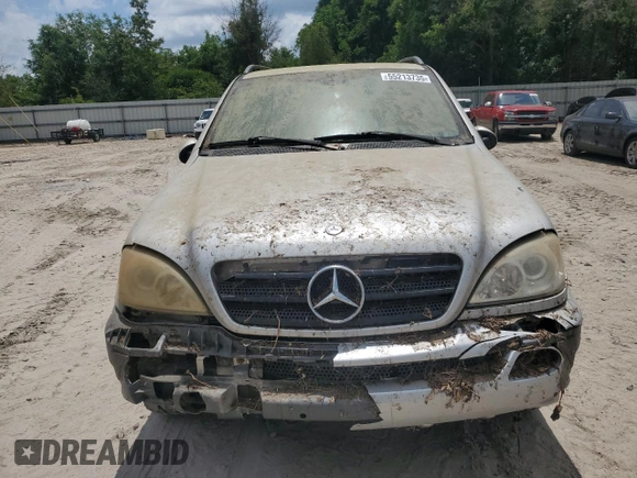 2004 Mercedes-Benz M 3.5L with VIN 4JGAB57E24A507085, listed as a Copart auction lot 55213735 with Not Provided miles and Clean Title. Bid and sale history available at carsss.com. Image 6.