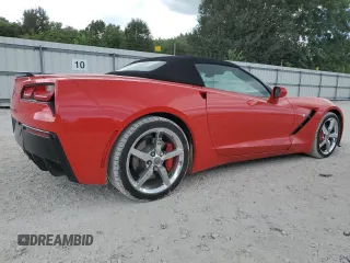 2015 Chevrolet Corvette 2LT with VIN 1G1YD3D72F5115347, listed as a Copart auction lot 58962664 with 51,066 mi miles and Clean Title. Bid and sale history available at carsss.com. Image 3.