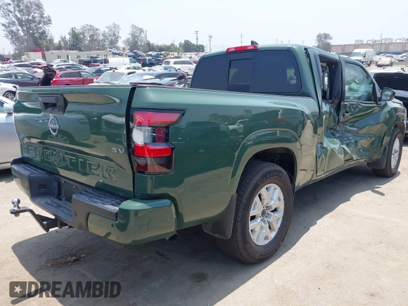2024 Nissan Frontier SV with VIN 1N6ED1FJ5RN660774, listed as a IAAI auction lot 42450597 with 13,284 mi miles and . Bid and sale history available at DreamBid. Image 4.