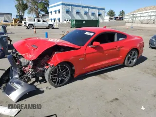 2022 Ford Mustang GT z VIN 1FA6P8CF9N5108380, wystawiony jako Copart lot #57899235 z przebiegiem 48 956 mil mil oraz Szkoda całkowita • Salvage title. Historia ofert i sprzedaży dostępna na DreamBid. Obrazek 1.