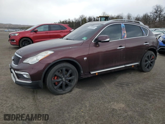 2017 Infiniti QX50 with VIN JN1BJ0RR2HM408076, listed as a Copart auction lot 45989565 with Not Provided miles and Salvage Title. Bid and sale history available at DreamBid. Image 1.