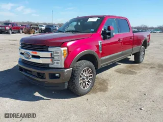 2017 Ford Super Duty F-250 SRW Lariat with VIN 1FT7W2BTXHEE69983, listed as a IAAI auction lot 41650957 with 177,645 mi miles. Bid and sale history available at carsss.com. Image 2.