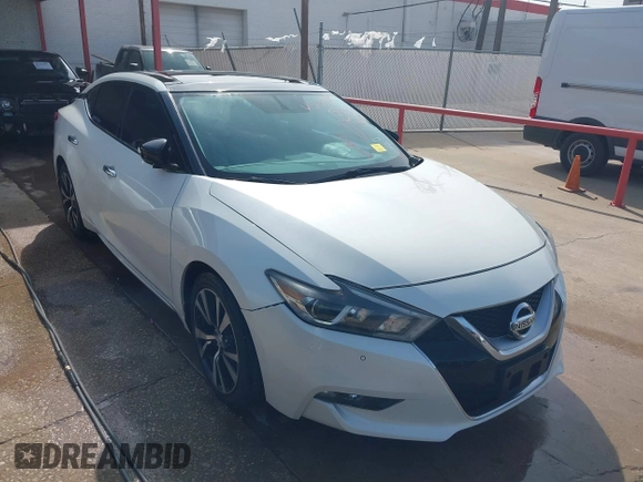 2016 Nissan Maxima SL with VIN 1N4AA6AP5GC383075, listed as a IAAI auction lot 41415505 with 164,392 mi miles and . Bid and sale history available at DreamBid. Image 1.