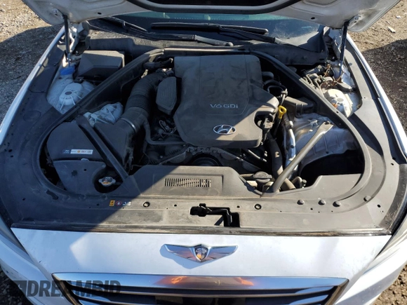 2015 Hyundai Genesis 3.8L with VIN KMHGN4JE2FU100373, listed as a Copart auction lot 50144325 with 89,547 mi miles and Salvage Title. Bid and sale history available at carsss.com. Image 11.