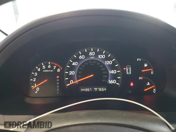 2007 Honda Odyssey EX with VIN 5FNRL38477B429624, listed as a Copart auction lot 53961825 with 144,957 mi miles and Salvage Title. Bid and sale history available at DreamBid. Image 9.