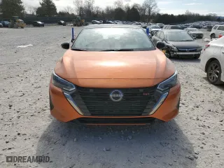 2025 Nissan Sentra SR with VIN 3N1AB8DV4SY248461, listed as a Copart auction lot 47470855 with 1,885 mi miles and Salvage Title. Bid and sale history available at carsss.com. Image 5.