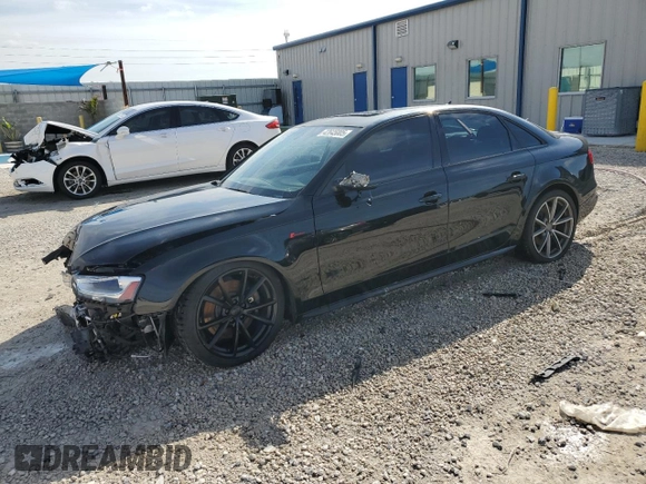 2016 Audi S4 Premium Plus with VIN WAUBGAFL4GA002704, listed as a Copart auction lot 42645005 with 68,049 mi miles and Salvage Title. Bid and sale history available at carsss.com. Image 1.
