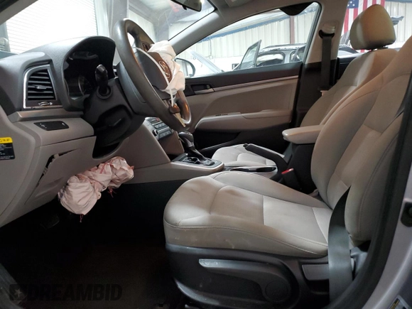 2017 Hyundai Elantra SE with VIN 5NPD74LF8HH210770, listed as a Copart auction lot 55426955 with 133,073 mi miles and Salvage Title. Bid and sale history available at DreamBid. Image 7.