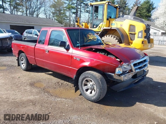 2000 Ford Ranger XL with VIN 1FTYR14V3YTA72602, listed as a IAAI auction lot 41984388 with 125,256 mi miles. Bid and sale history available at carsss.com. Image 1.